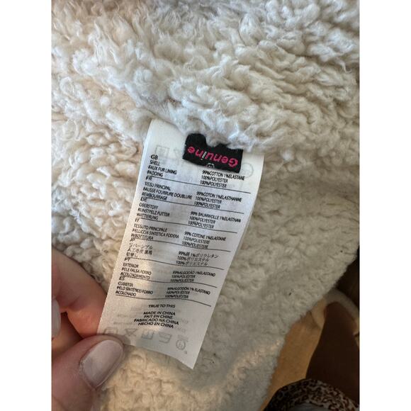 Volcom Women's Ruffian Coat Fleece Sherpa Collar Heavy Chore Jacket Size Small - Picture 9 of 9